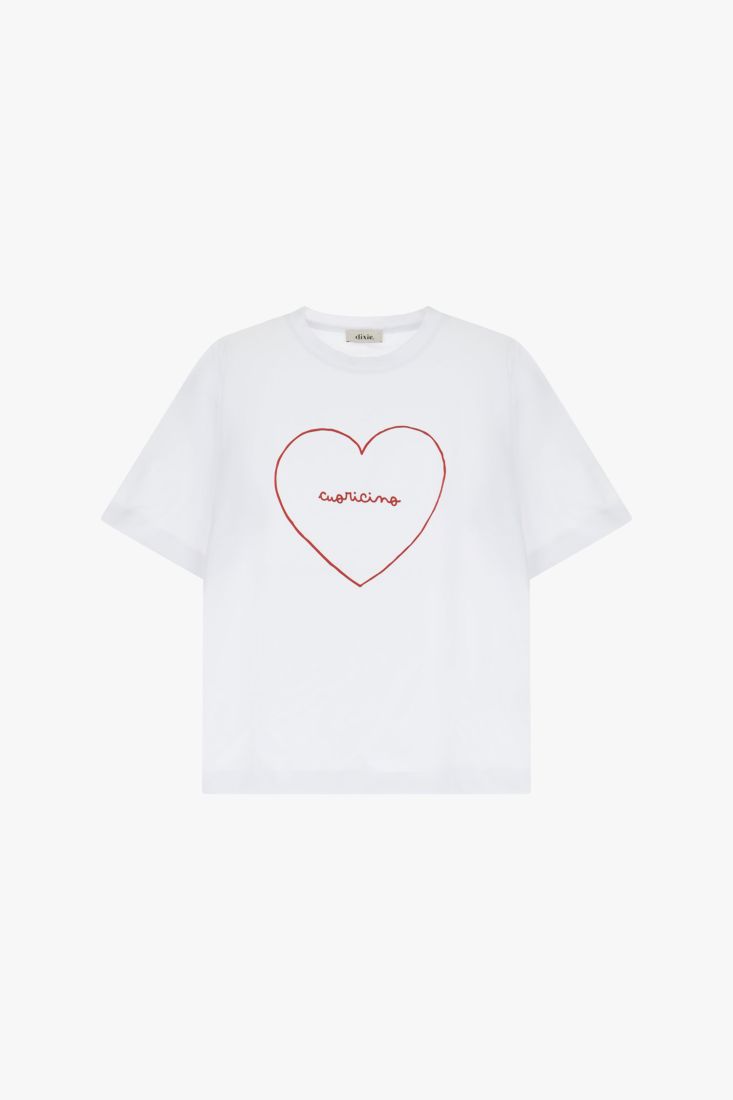 DIXIE - TSHIRT CUORICINO
