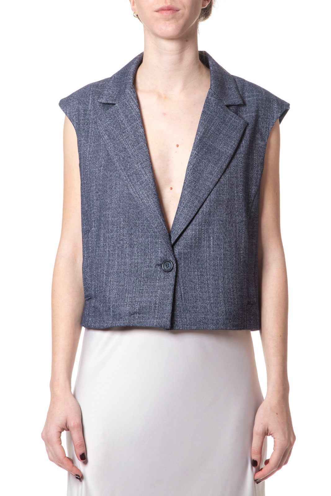 Lalalù Gilet classico in cotone GLL6P main image 1