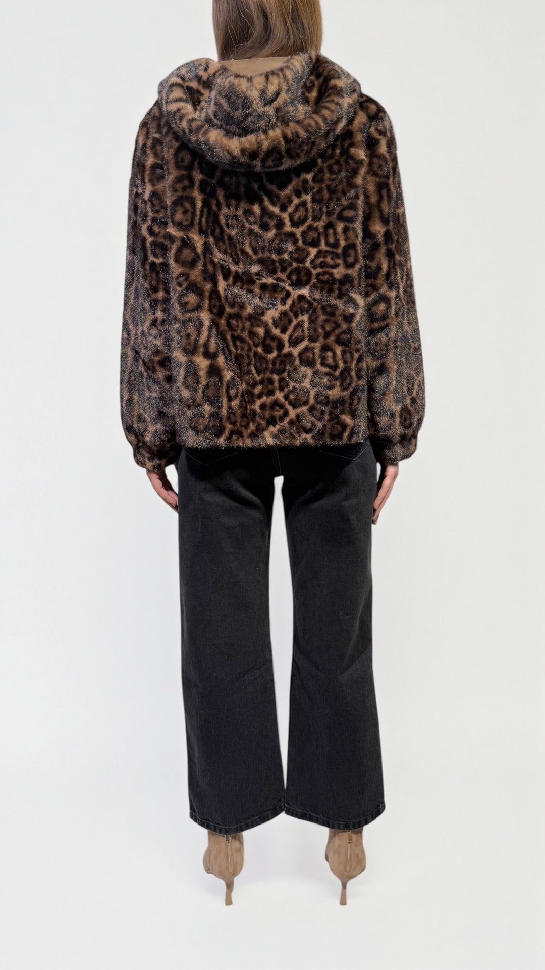 L'ARMADIO DI LULÙ - BOMBER IN ECOPELLICCIA ANIMALIER