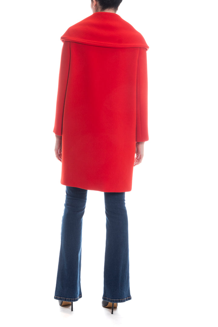 L’ARMADIO DI LULÙ - CAPPOTTO MIDI CON ROUCHES