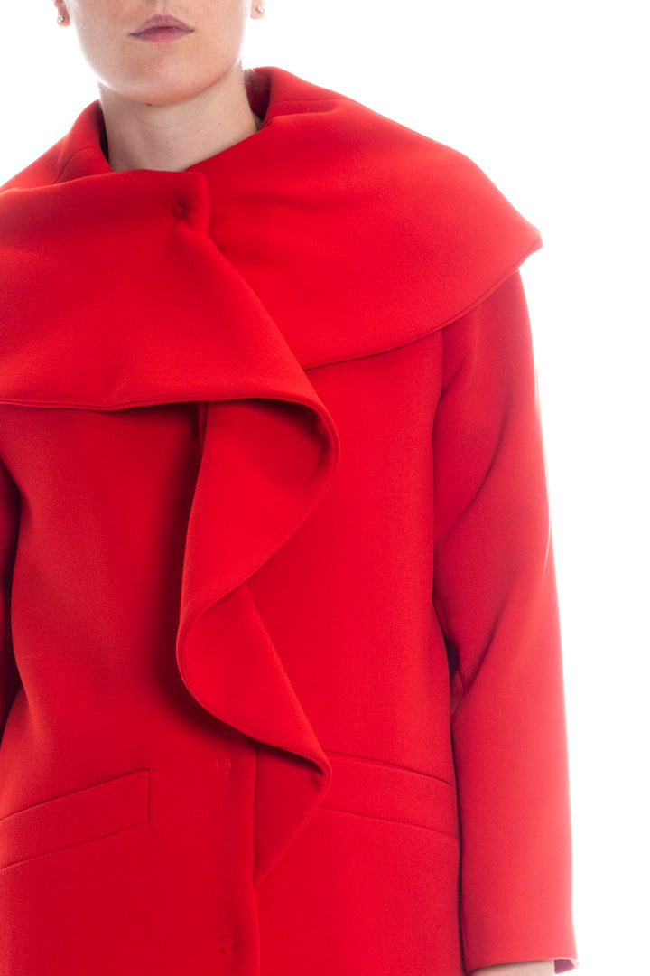 L’ARMADIO DI LULÙ - CAPPOTTO MIDI CON ROUCHES