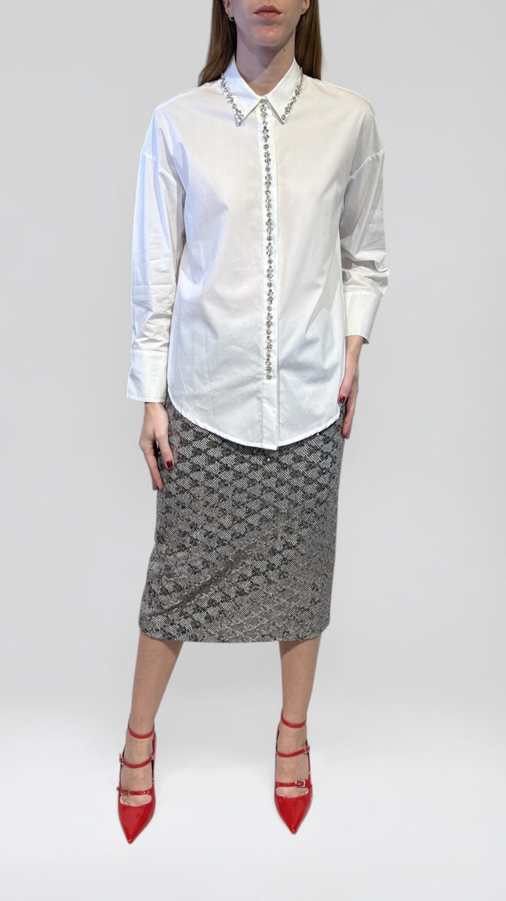 DIXIE - CAMICIA CON GIOIELLO
