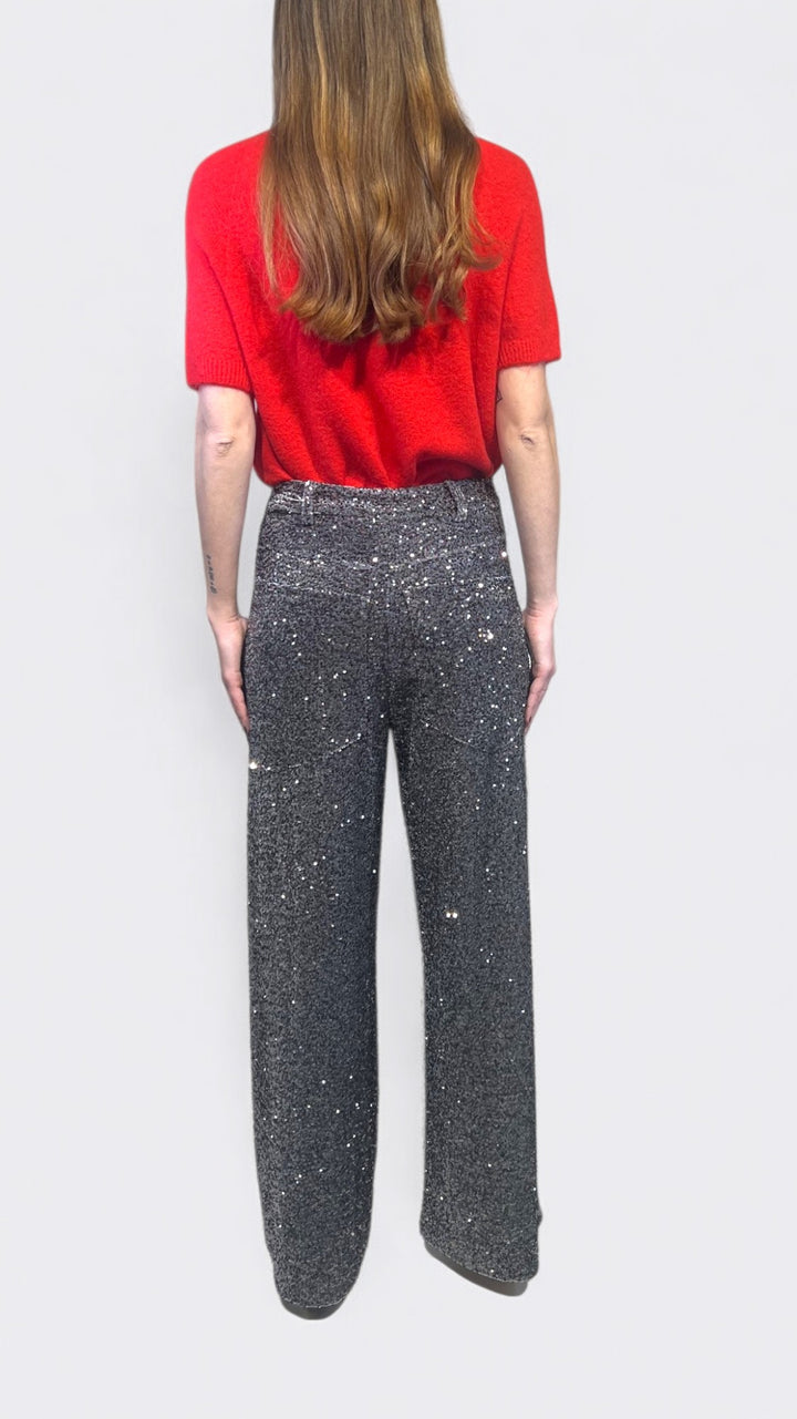 DIXIE - MAGLIA CON FIOCCO GIOIELLO
