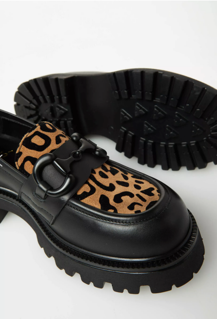 OVYÉ - MOCASSINO IN PELLE E CAMOSCIO