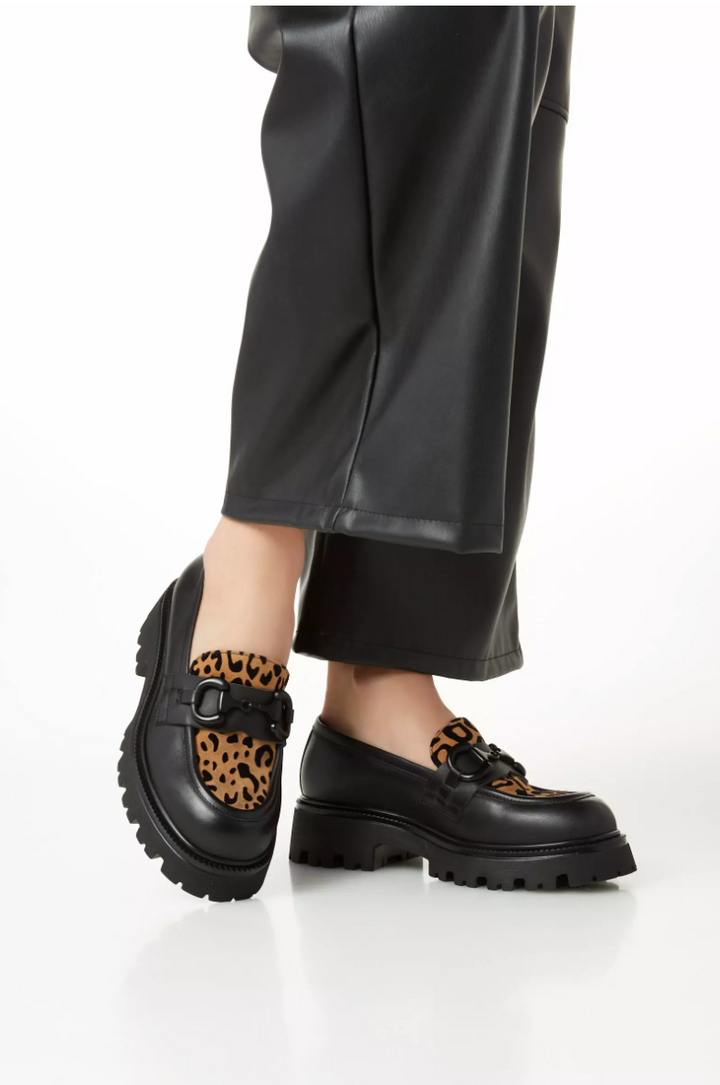 OVYÉ - MOCASSINO IN PELLE E CAMOSCIO