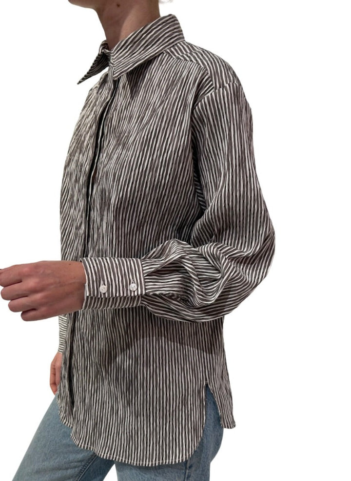 L'ARMADIO DI LULÙ -  CAMICIA POPELINE GOFFRATO