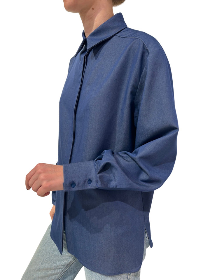 L'ARMADIO DI LULÙ -  CAMICIA UOMO IN CHAMBRAY