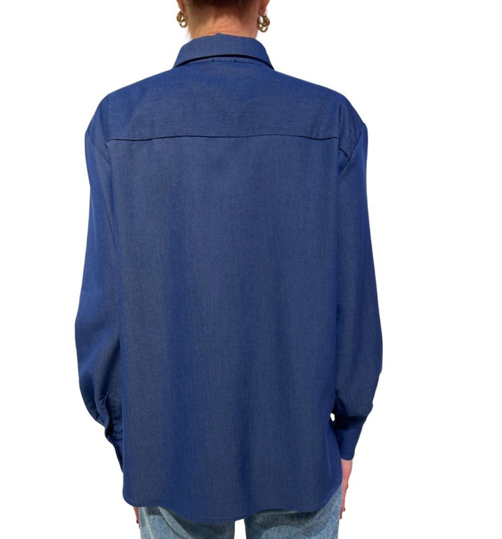 L'ARMADIO DI LULÙ -  CAMICIA UOMO IN CHAMBRAY