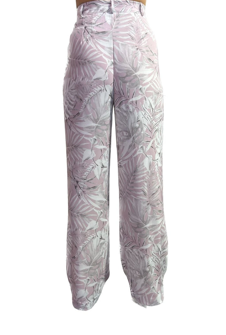 L'ARMADIO DI LULU' - PANTALONE PINCES STAMPA FLOREALE