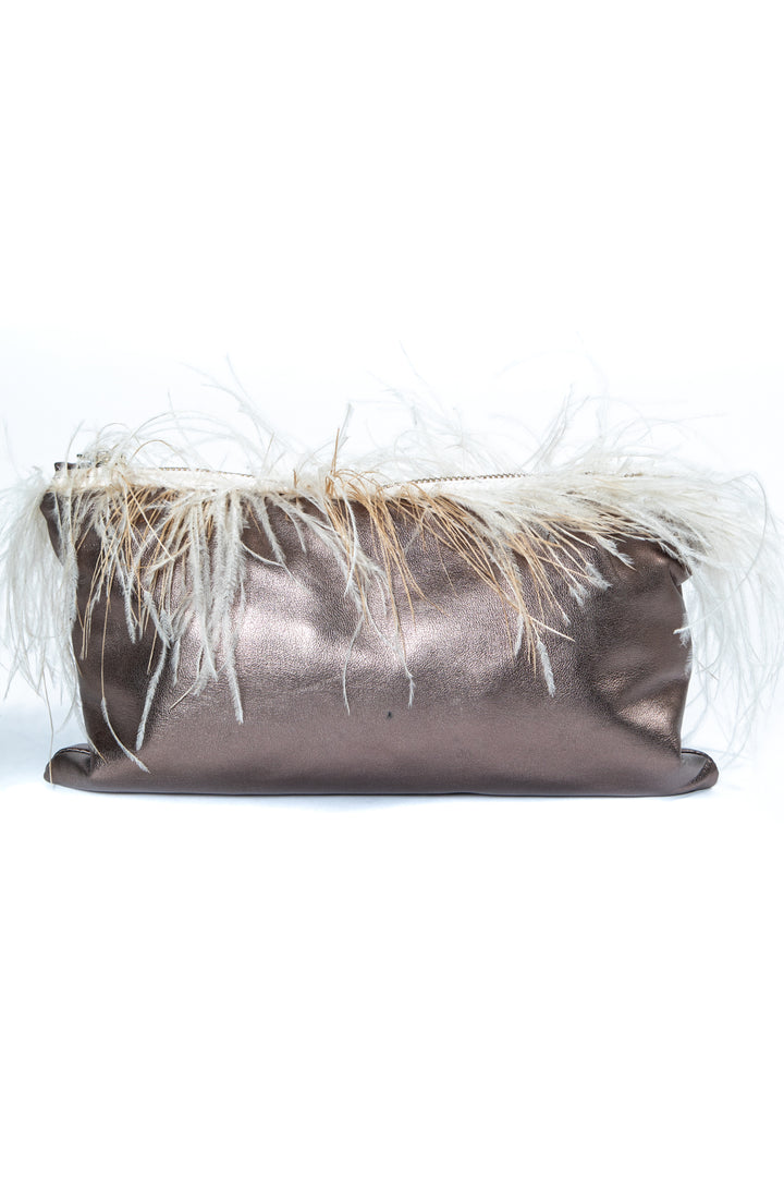 L'ARMADIO DI LULU' - POCHETTE CON PIUME