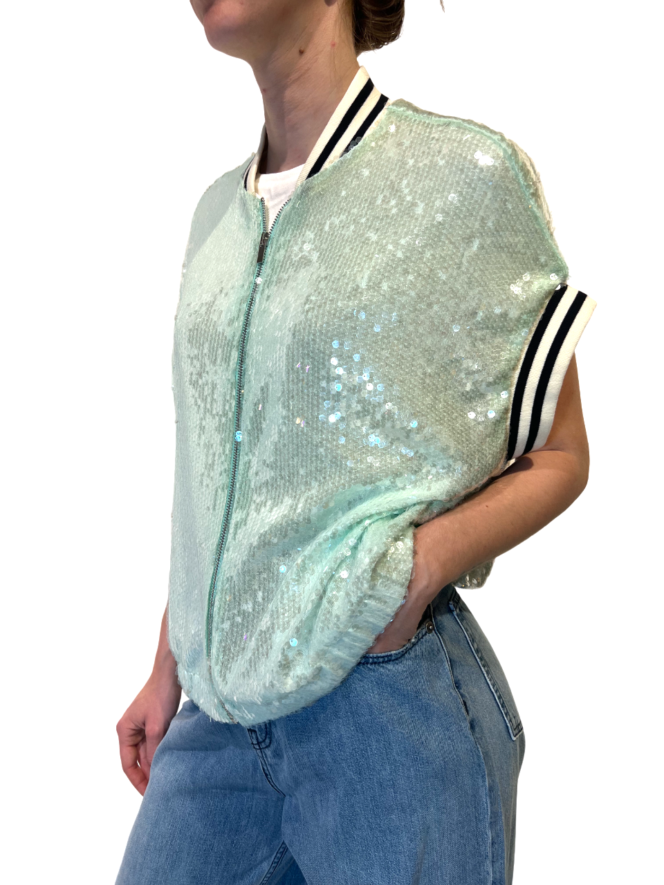 L'ARMADIO DI LULÙ - GILET IN PAILLETTES