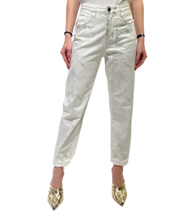 KONTATTO -  JEANS BOYFRIEND SPALMATO