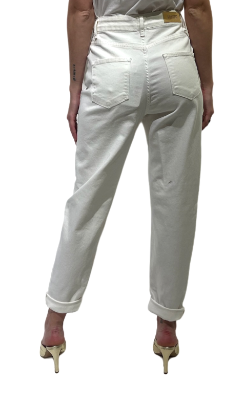 KONTATTO -  JEANS BOYFRIEND SPALMATO