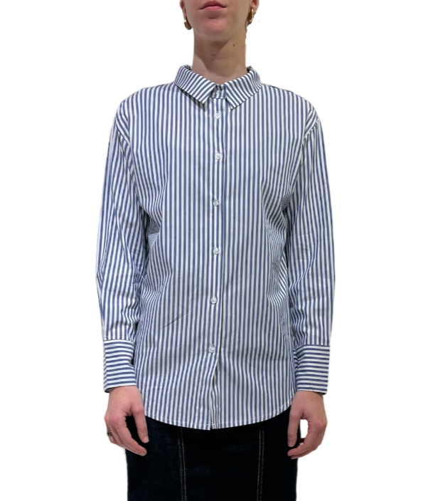 L'ARMADIO DI LULÙ -  CAMICIA POPELINE RIGHE