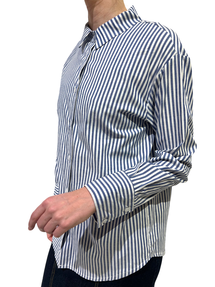 L'ARMADIO DI LULÙ -  CAMICIA POPELINE RIGHE