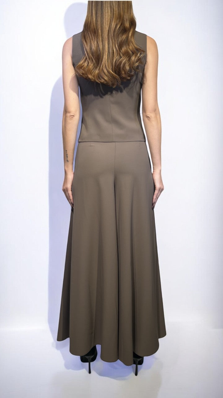 KONTATTO - COMPLETO GILET E GONNA PANTALONE