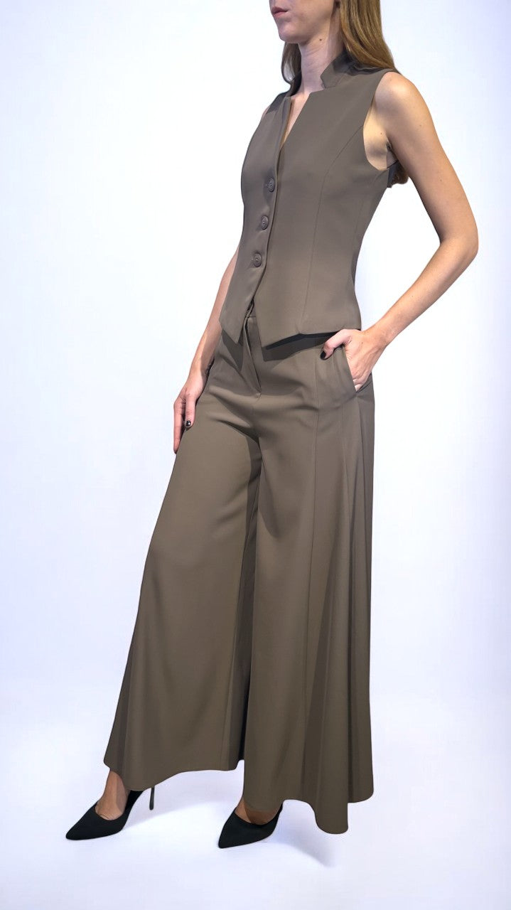 KONTATTO - COMPLETO GILET E GONNA PANTALONE