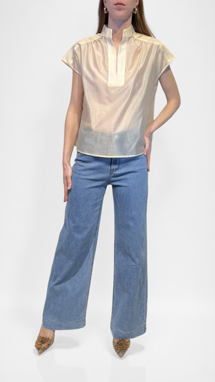L'ARMADIO DI LULÙ - BLUSA COLLO COREANA