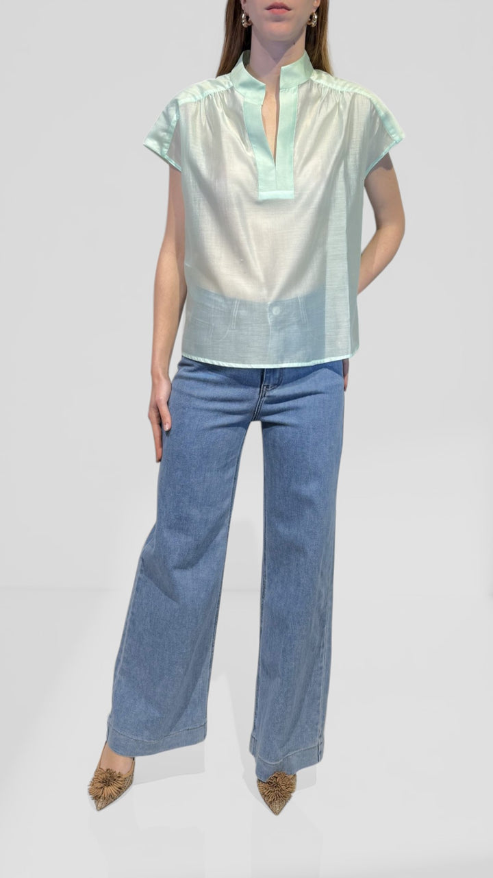 L'ARMADIO DI LULÙ - BLUSA COLLO COREANA