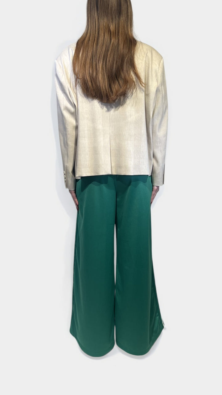 VICOLO - BLAZER MONOPETTO CROP