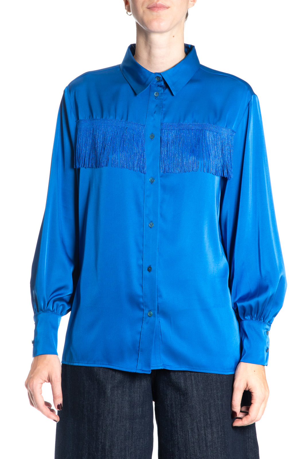 L’ARMADIO DI LULÙ - CAMICIA UOMO CON FRANGE
