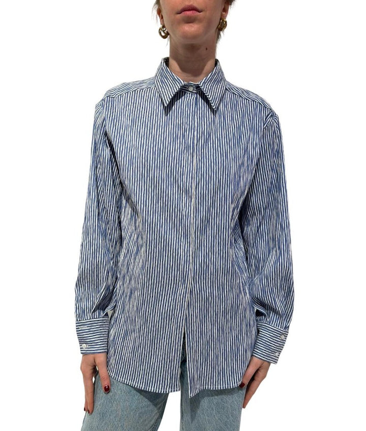 L'ARMADIO DI LULÙ -  CAMICIA POPELINE GOFFRATO