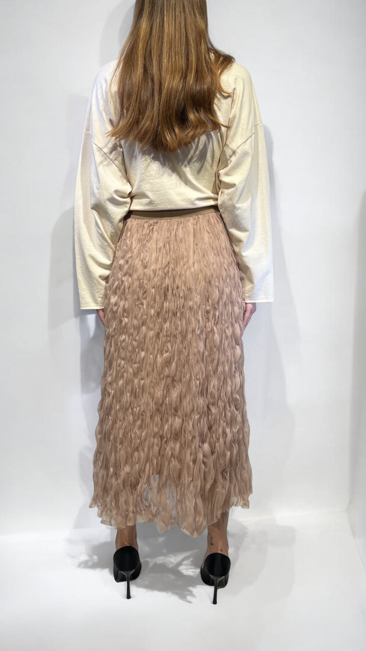 DIXIE - GONNA IN TULLE ARRICCIATO