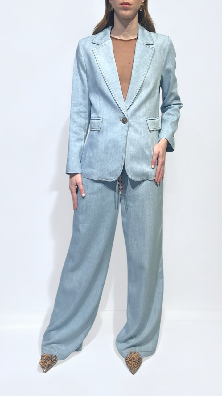 DIXIE - COMPLETO FLUIDO DENIM