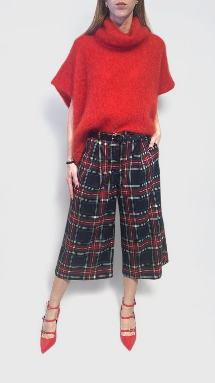 DIXIE - MAGLIA PONCHO COLLO ALTO