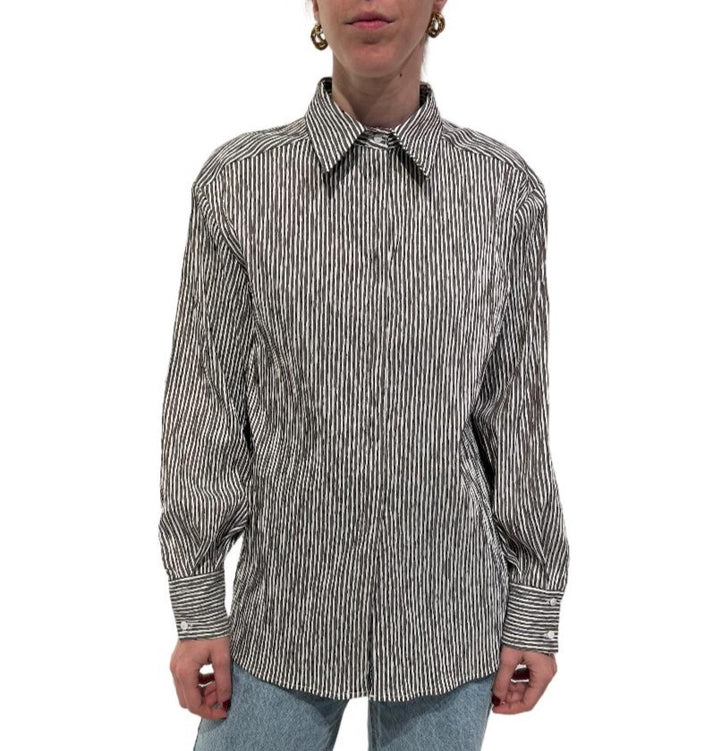 L'ARMADIO DI LULÙ -  CAMICIA POPELINE GOFFRATO