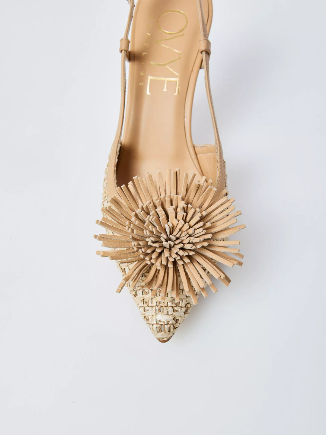 OVYÈ - SLINGBACK IN RAFFIA VICTORYA