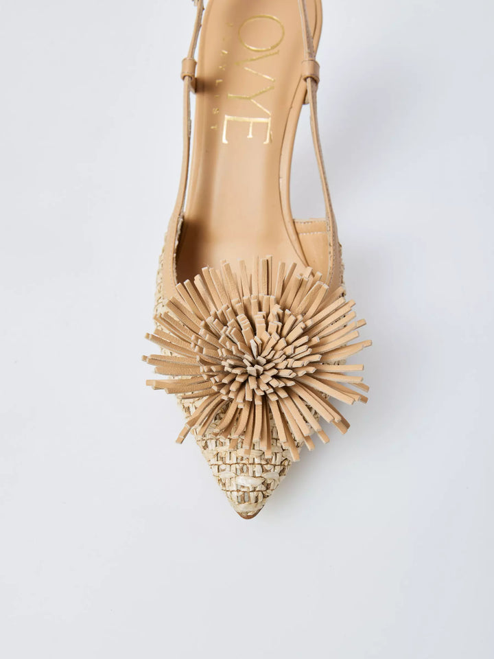OVYÈ - SLINGBACK IN RAFFIA VICTORYA