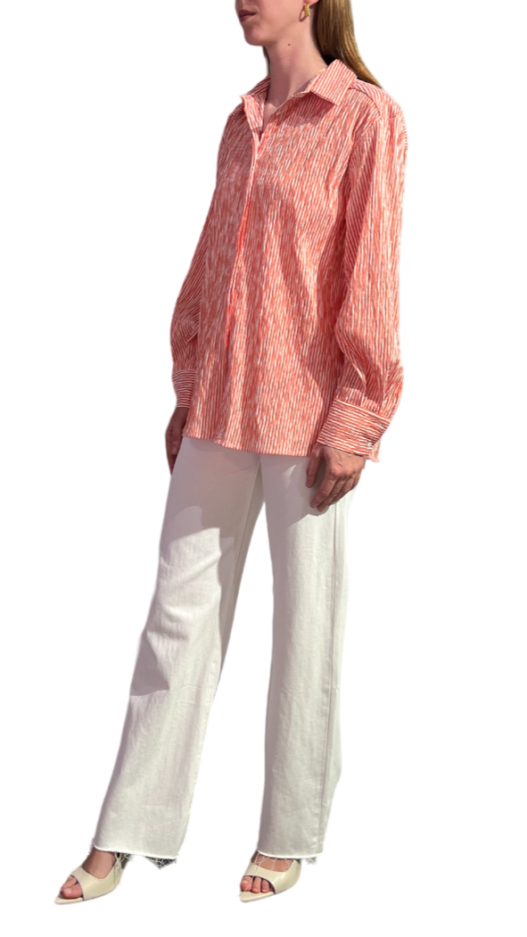 L'ARMADIO DI LULÙ -  CAMICIA POPELINE GOFFRATO