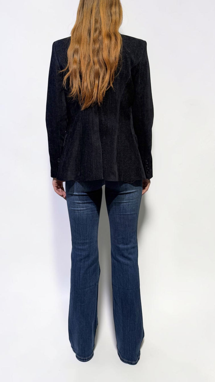 L'ARMADIO DI LULÙ - GIACCA DOPPIOPETTO VELLUTO DENIM