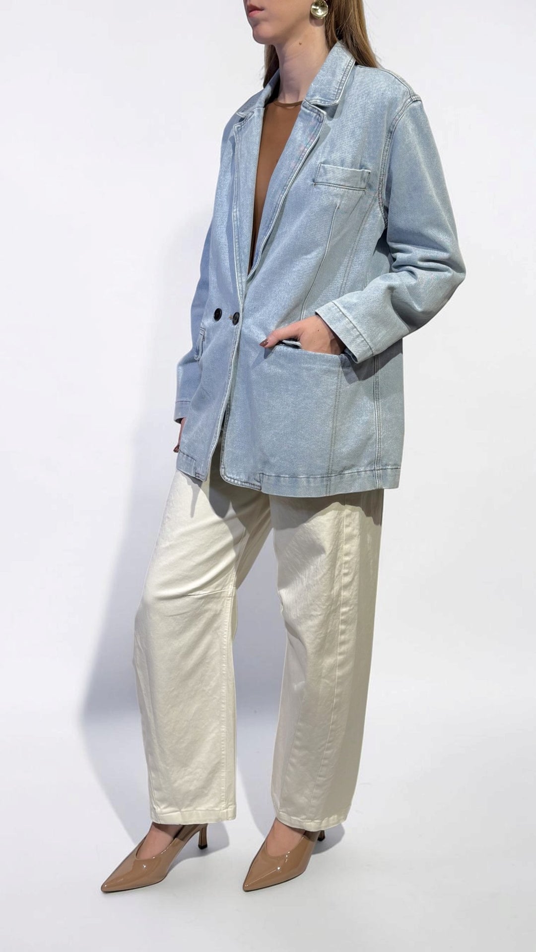 L'ARMADIO DI LULÙ - BLAZER OVER IN DENIM