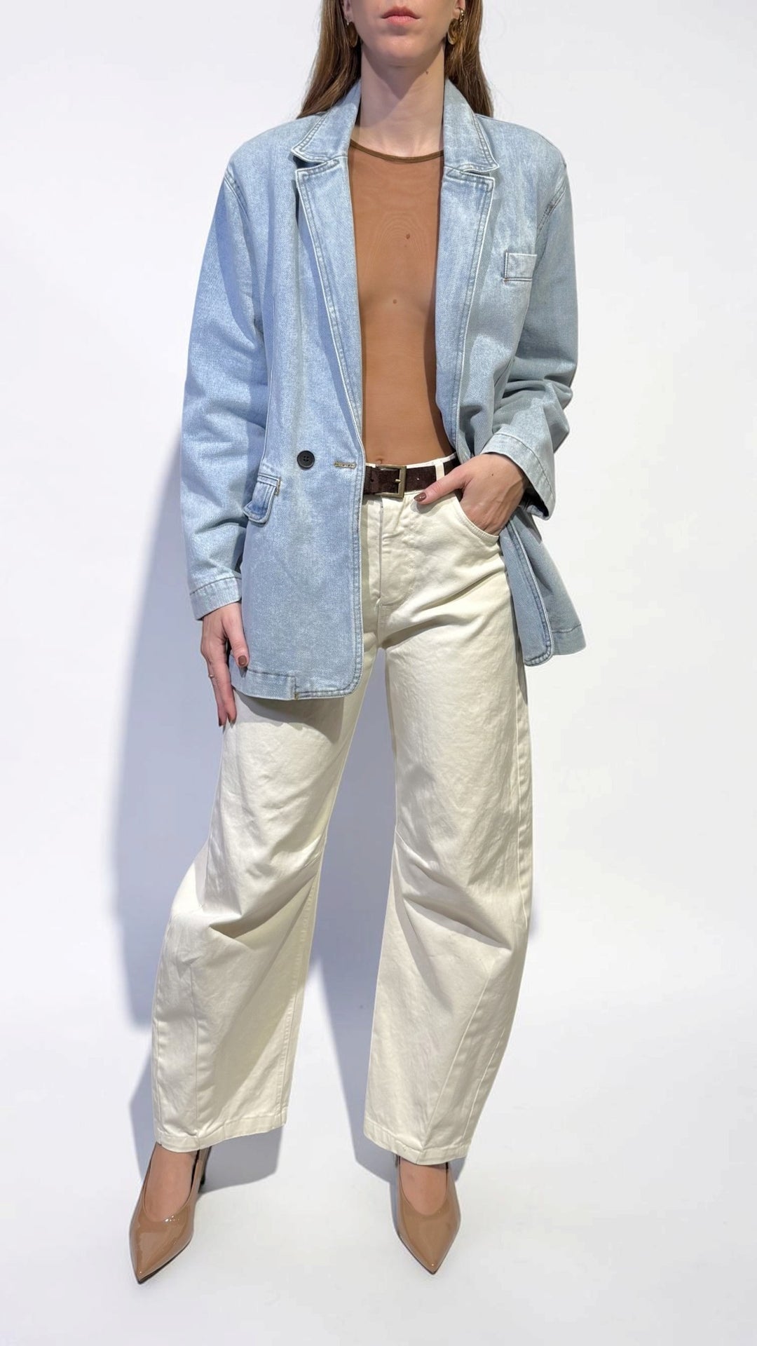 L'ARMADIO DI LULÙ - BLAZER OVER IN DENIM