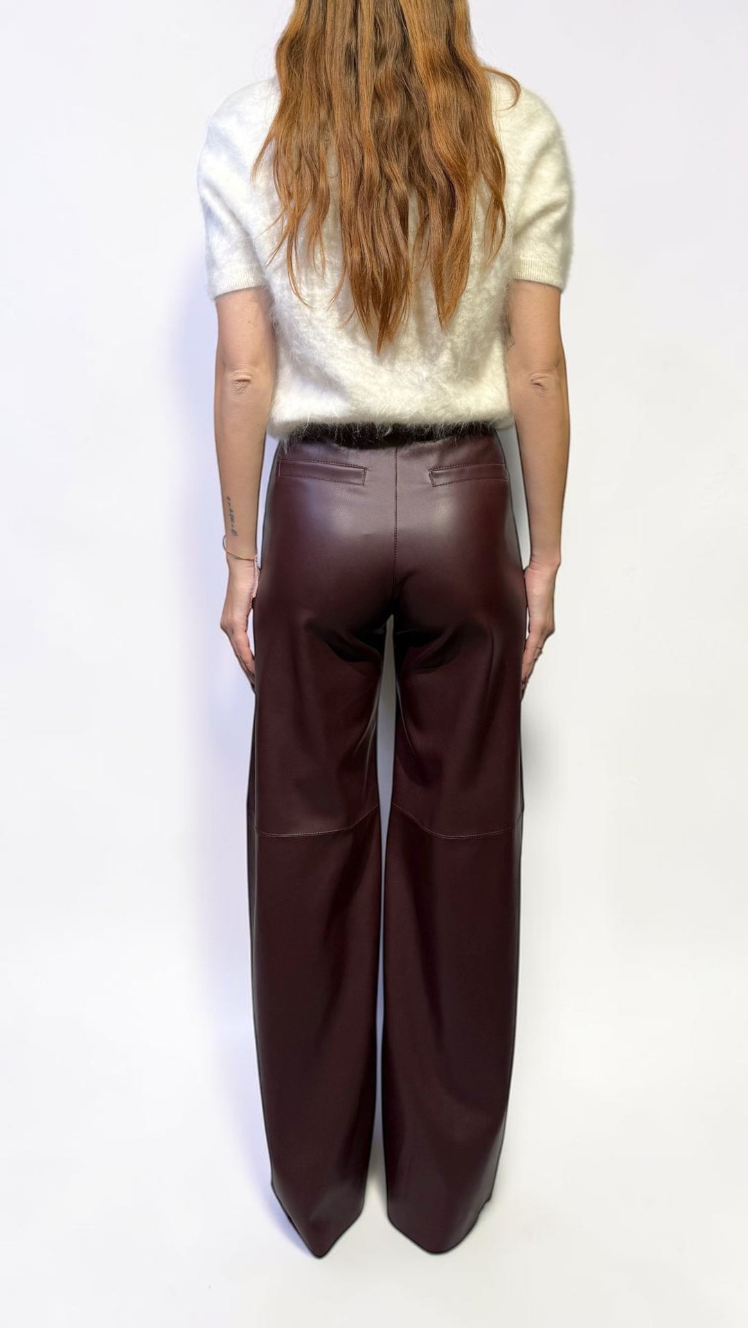 L'ARMADIO DI LULÙ - PANTALONI PALAZZO ECOPELLE