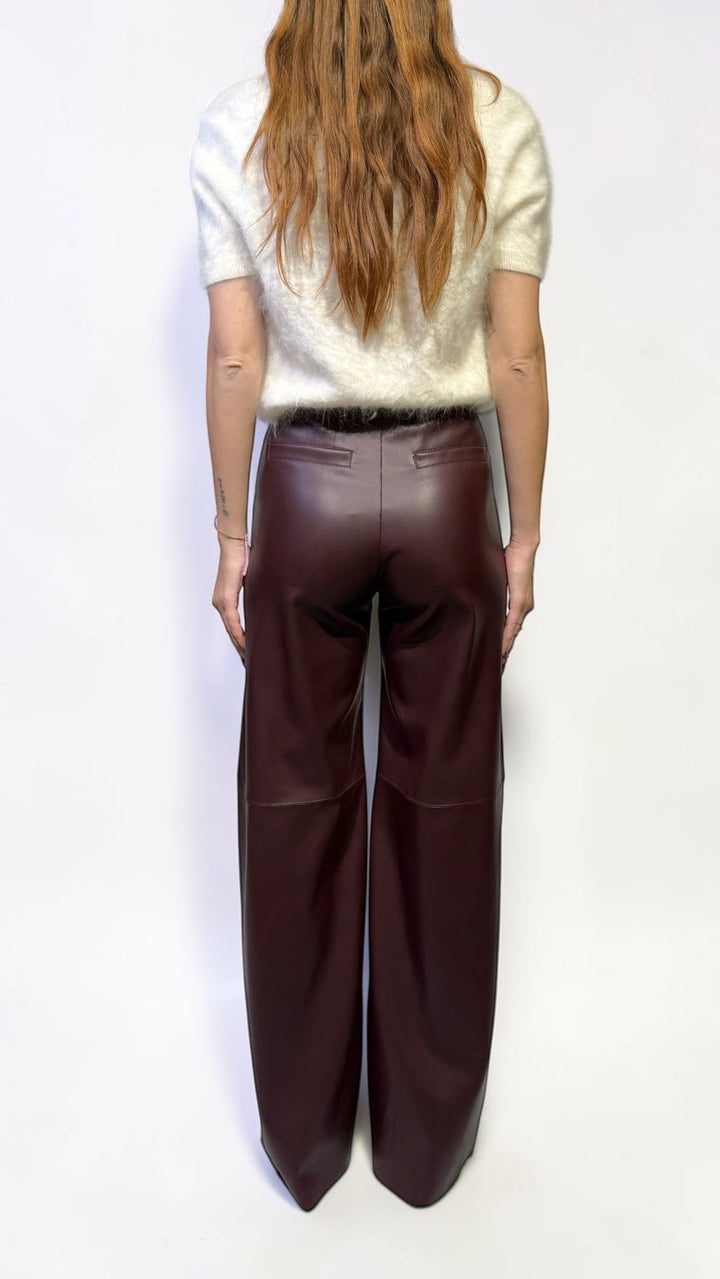 L'ARMADIO DI LULÙ - PANTALONI PALAZZO ECOPELLE