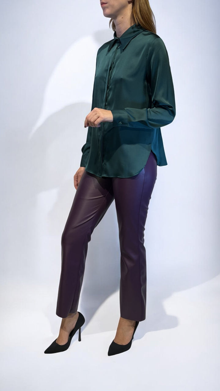 GATTINONI -  PANTALONI ZAMPETTA ECOPELLE
