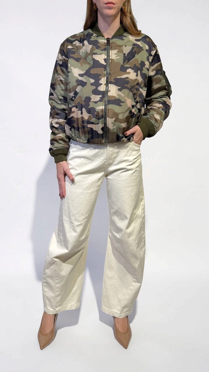 TENSIONE IN - BOMBER MIMETICO