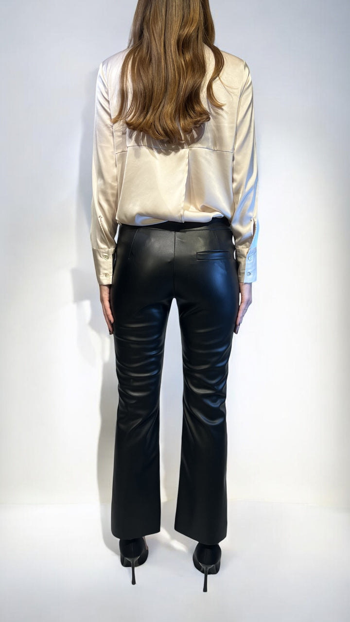 GATTINONI -  PANTALONI ZAMPETTA ECOPELLE