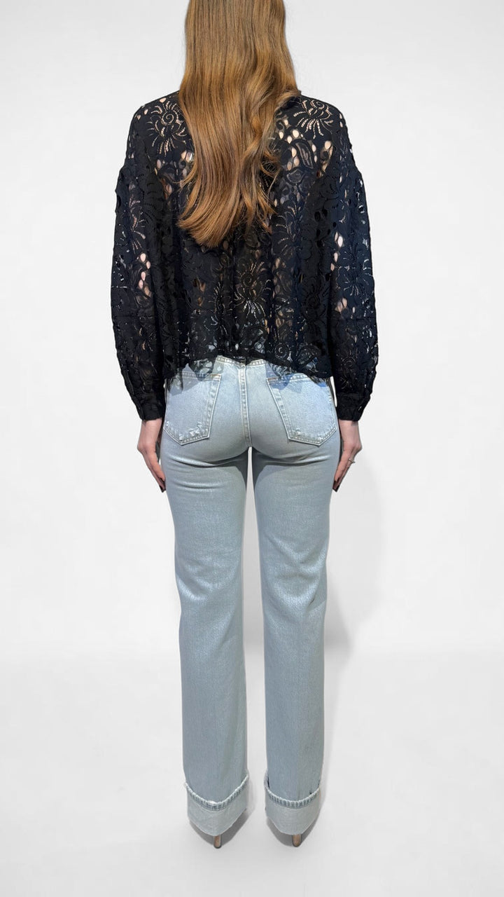 TENSIONE IN - CAMICIA IN PIZZO MACRAME'