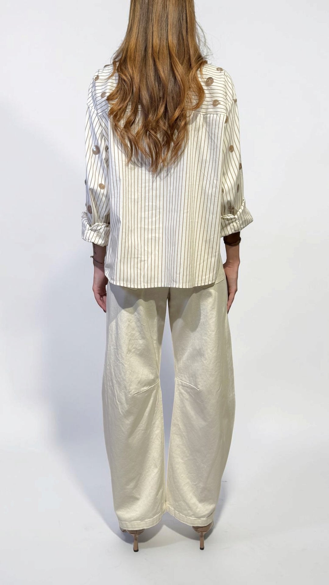 TENSIONE IN - CAMICIA CON RICAMI