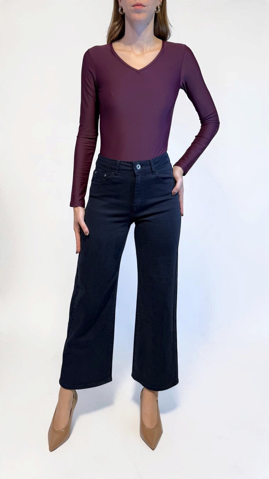 L'ARMADIO DI LULÙ - DENIM GAMBA DRITTA CROP