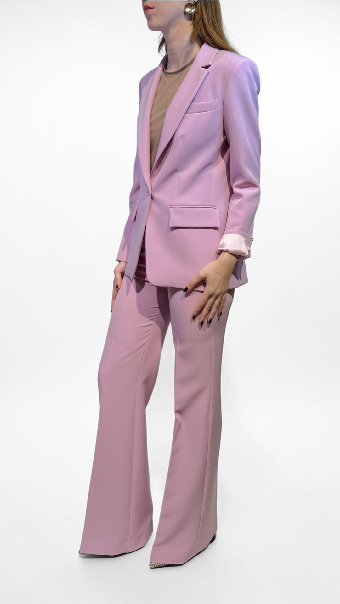 L'ARMADIO DI LULÙ -  COMPLETO MONOPETTO PANTA FLARE