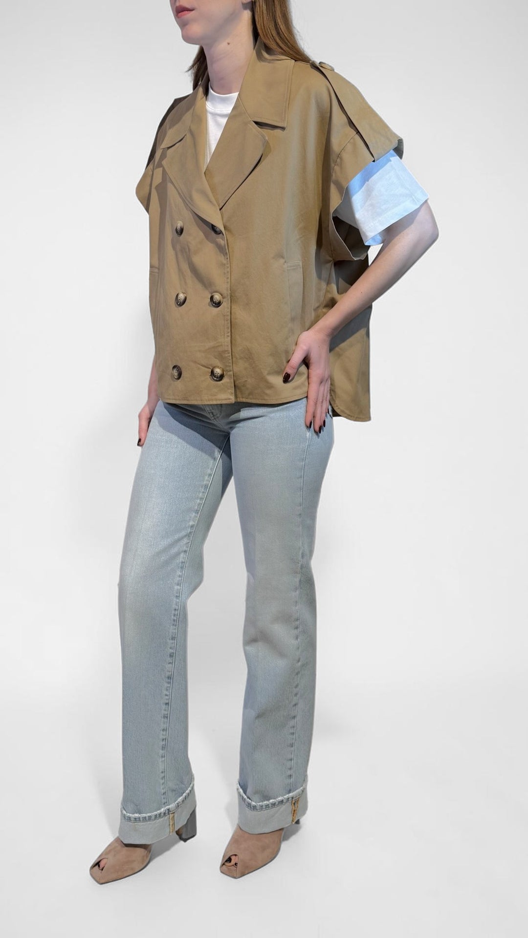 TENSIONE IN - TRENCH SMANICATO
