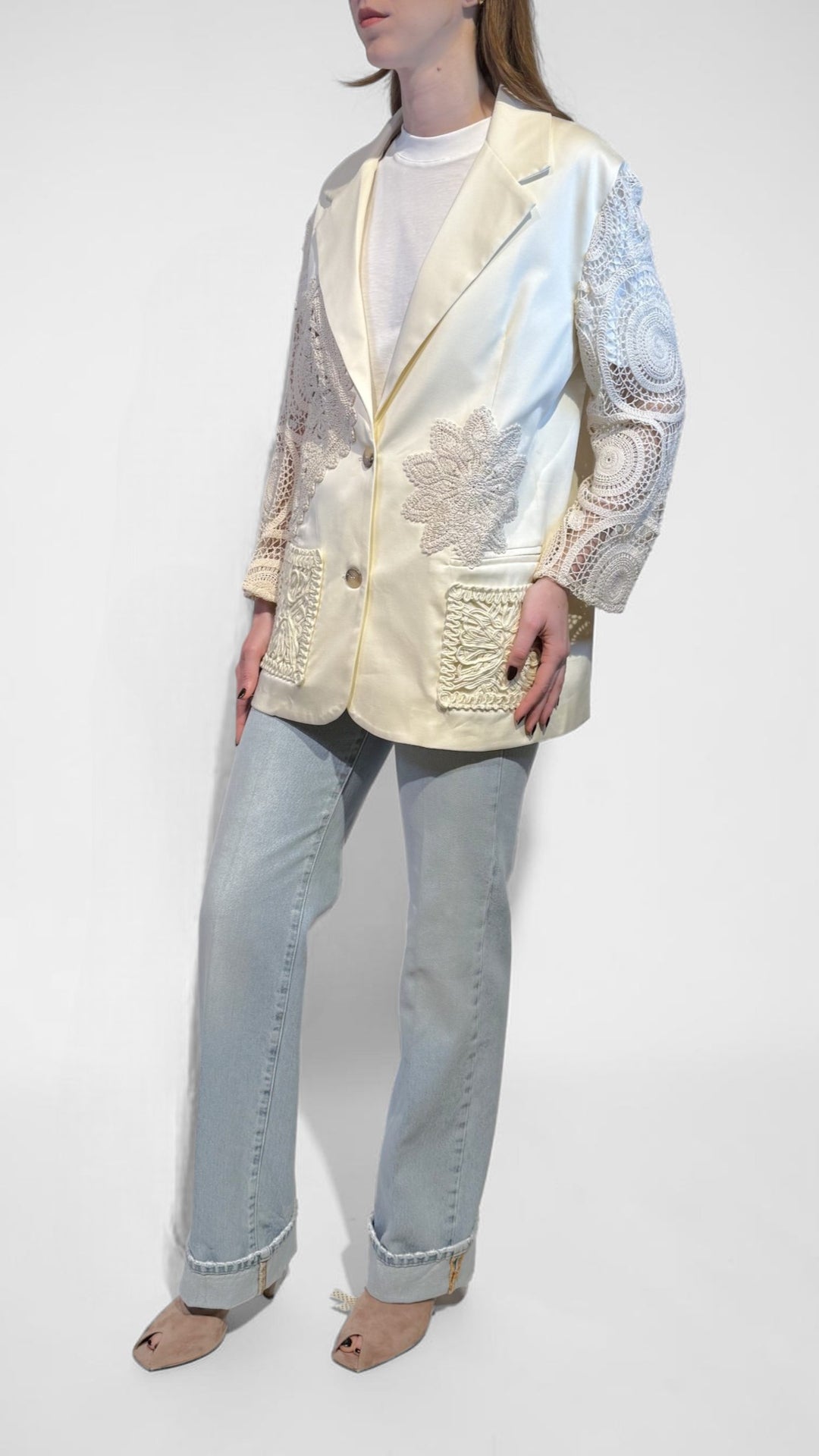 TENSIONE IN - BLAZER CON PIZZO