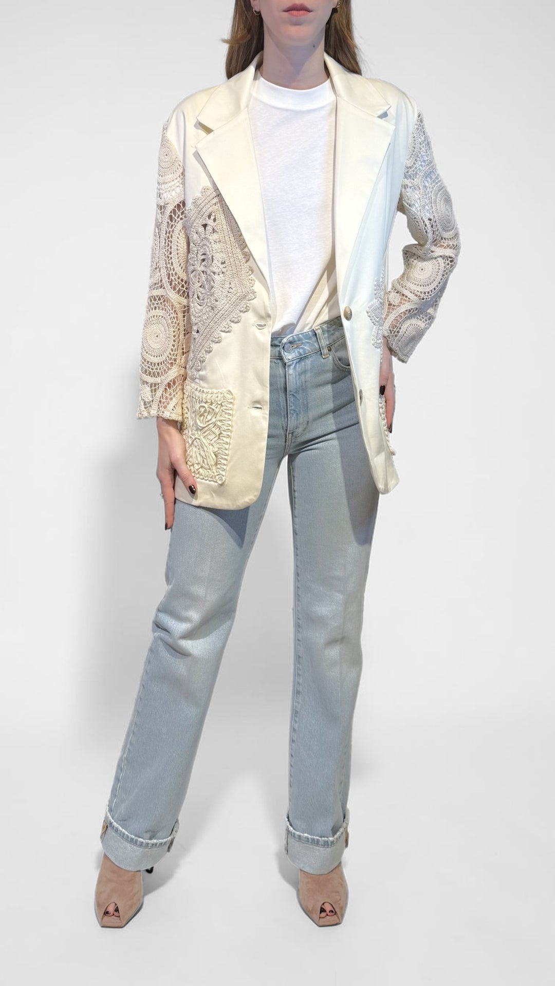 TENSIONE IN - BLAZER CON PIZZO