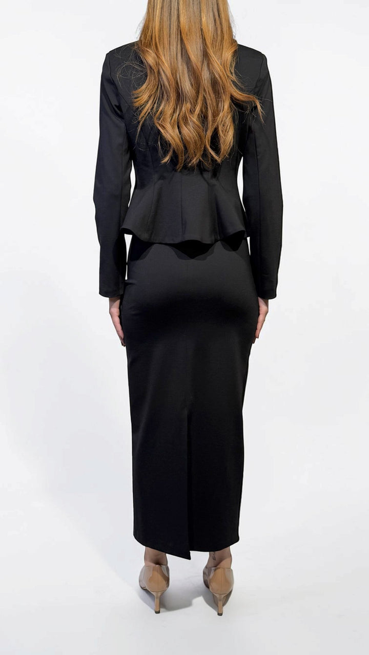 TENSIONE IN - GIACCHINA PEPLUM IN PUNTO MILANO