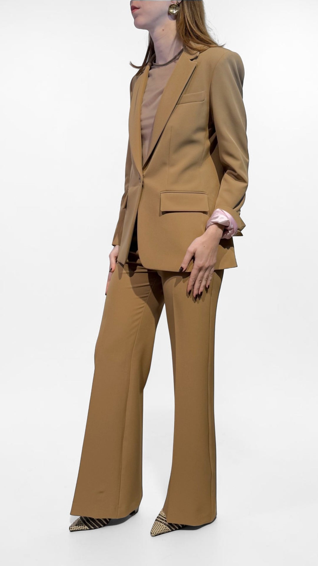 L'ARMADIO DI LULÙ -  COMPLETO MONOPETTO PANTA FLARE